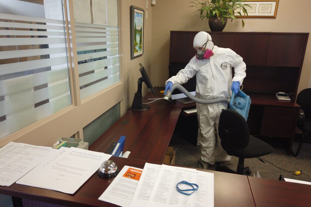 Disinfecting office