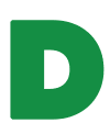 Letter D Vector